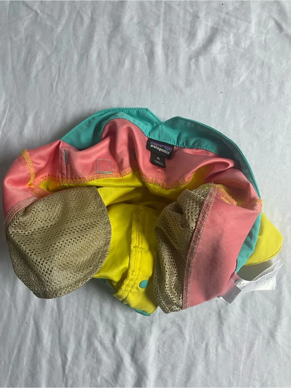 PATAGONIA Board Shorts Forries Shirley Girls Swim Surf Beach Pink Size 10